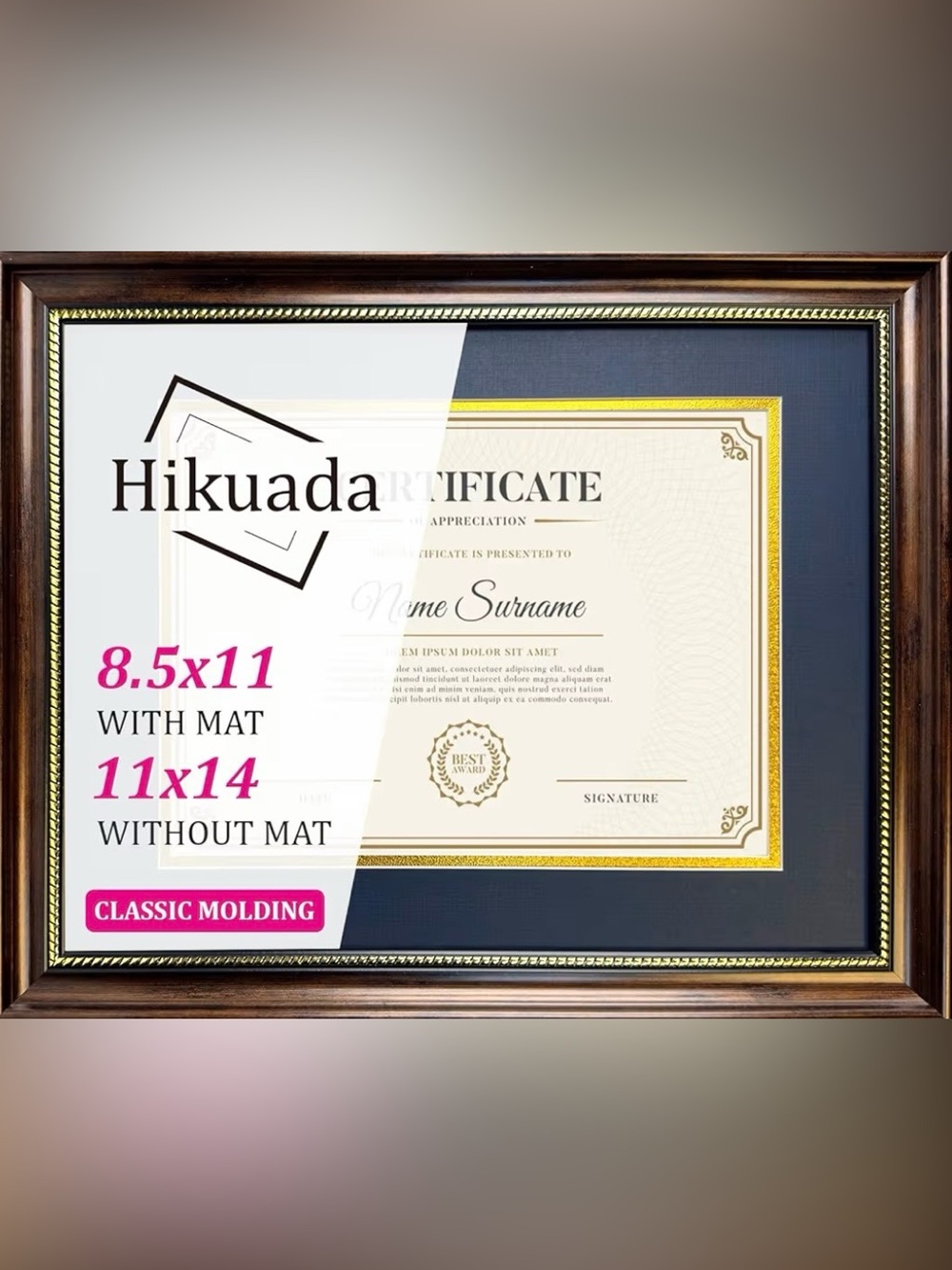 Diploma Frame 8.5 x 11